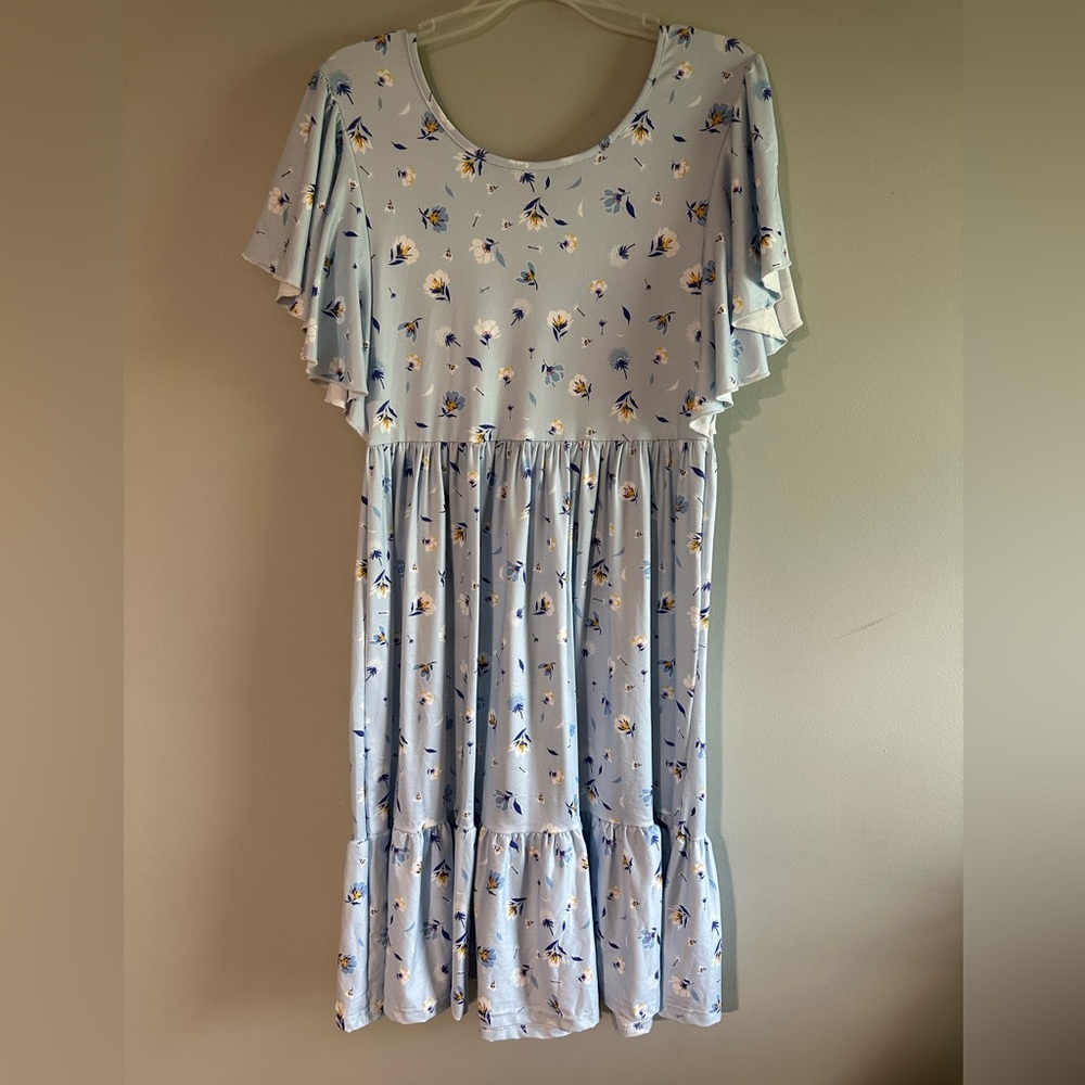 Marie Nicole Floral Dress - Medium